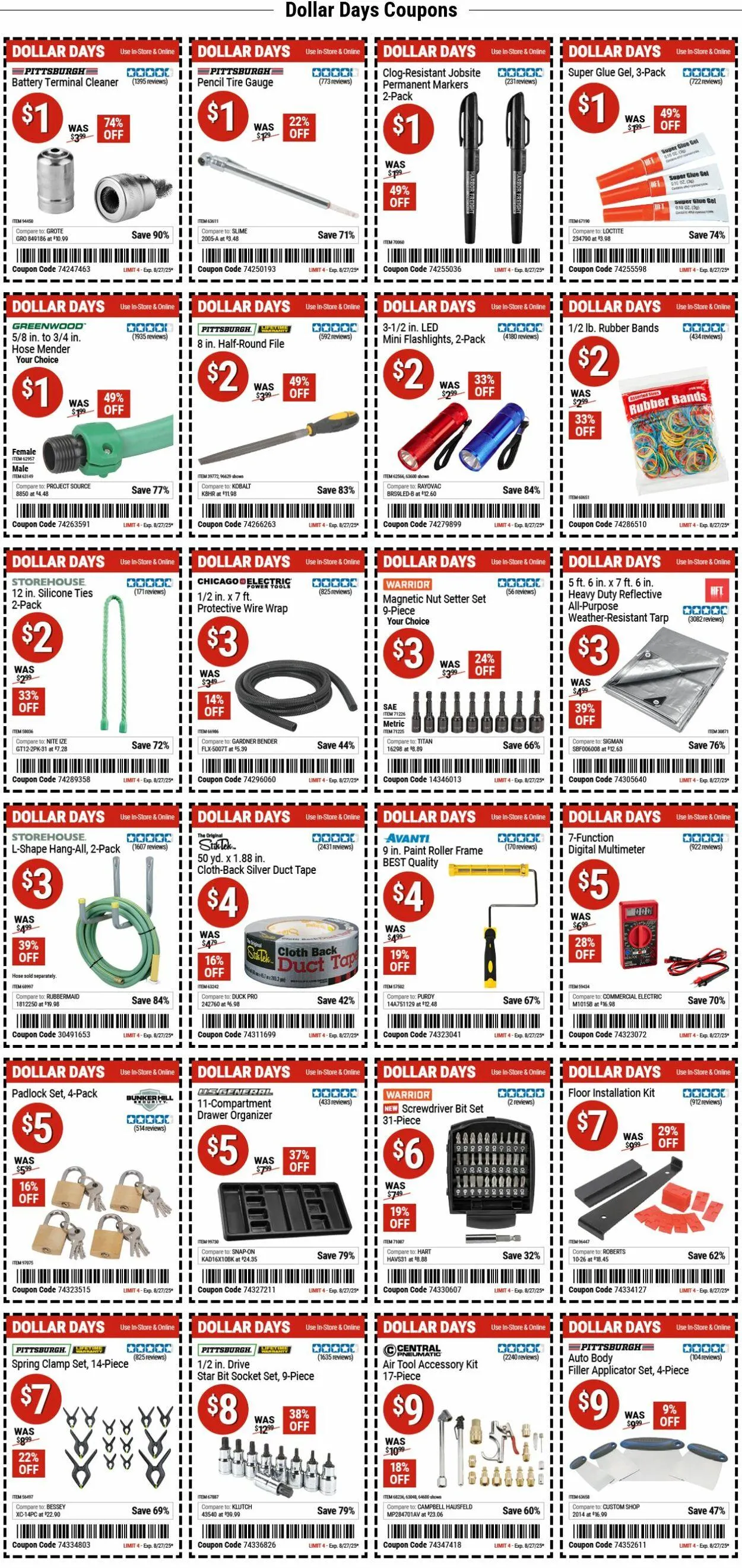 Weekly ad Harbor Freight from August 25 to September 3 2025 - Page 12