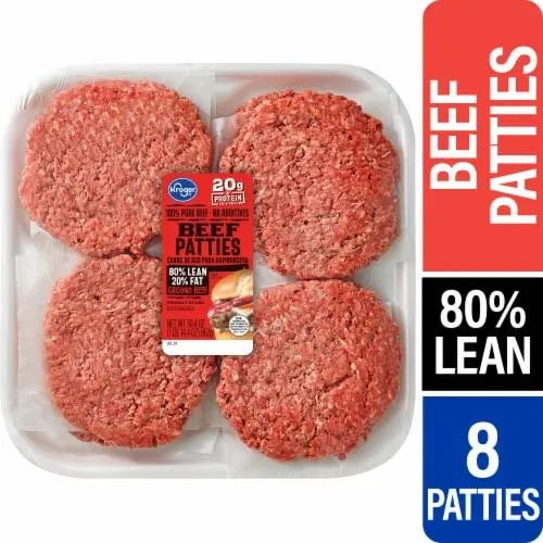 Kroger® 80/20 Ground Beef Patties