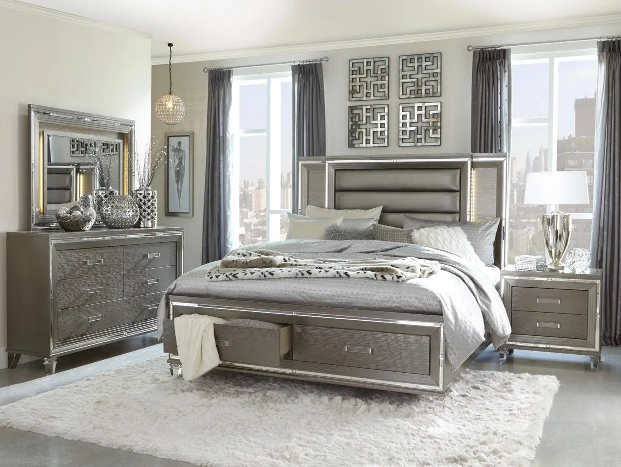 4 PCS King Bedroom Set 1616-1*4AC