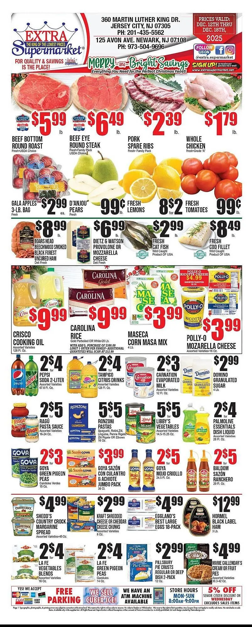 Catálogo de Extra Supermarket circular 12 de diciembre al 18 de diciembre 2025 - Página 1