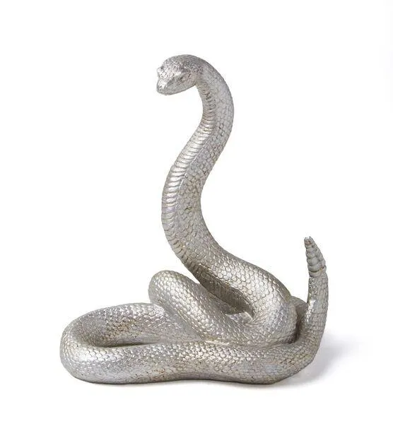 7" Halloween Silver Snake by Place & Time