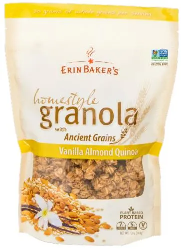 Erin Baker's® Vanilla Almond Quinoa Homestyle Granola