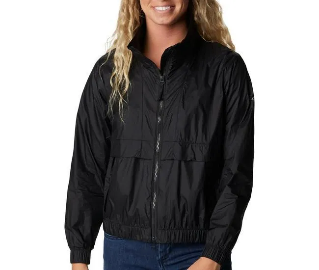 Womens Solid Sunny City Windbreaker Jacket