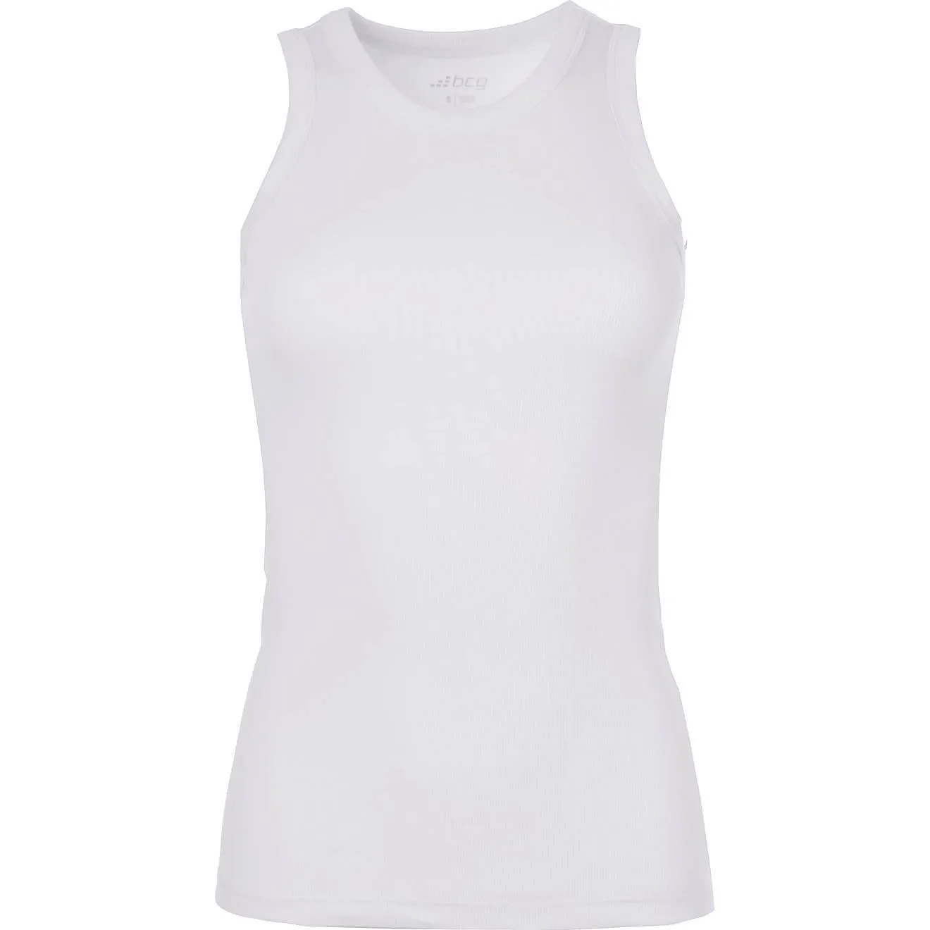 BCG Women's Sign High Neck Solid Rib Tank Top