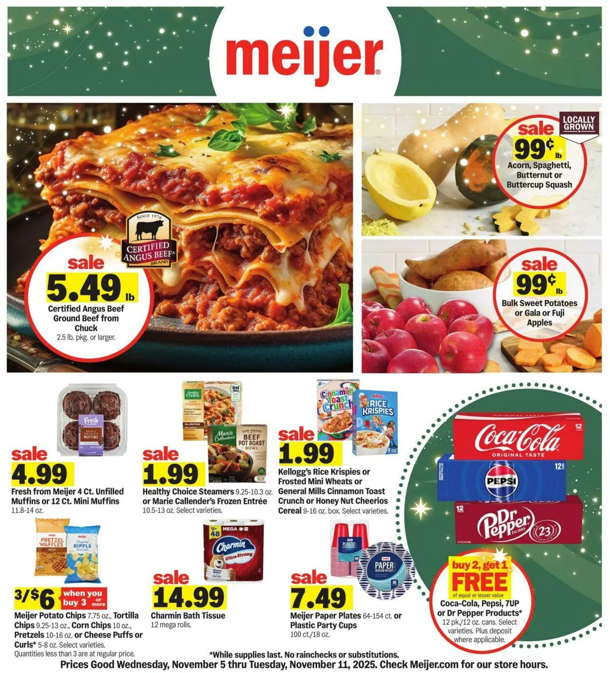 Catálogo de Meijer Current weekly ad 5 de noviembre al 11 de noviembre 2025 - Página 1