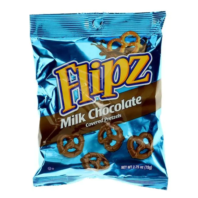 Flipz Milk Chocolate Pretzels, 2.75 oz.