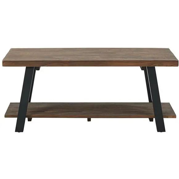 - Chanzen Brown/Black Rectangular Coffee Table