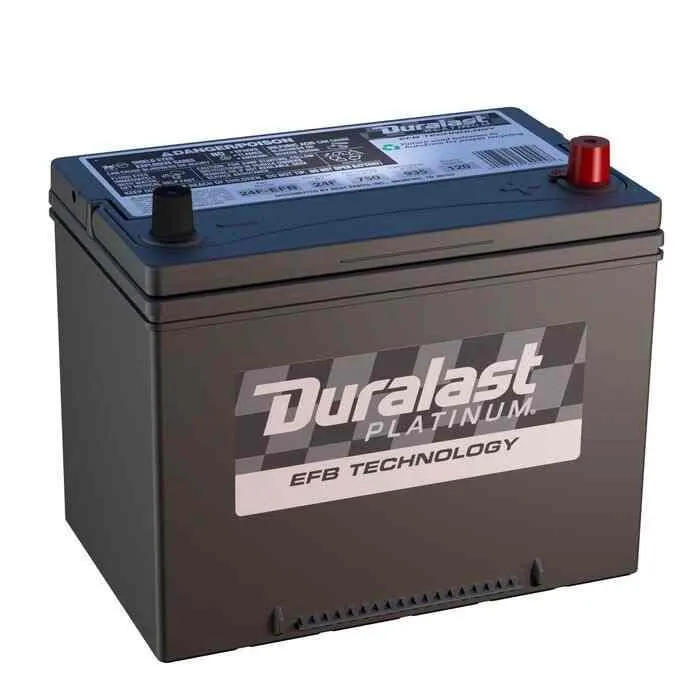 Duralast Platinum Group Size 24F EFB Battery 24F-EFB