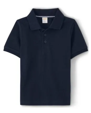 Polo para niños con resistencia a las manchas - Uniforme - navy slate