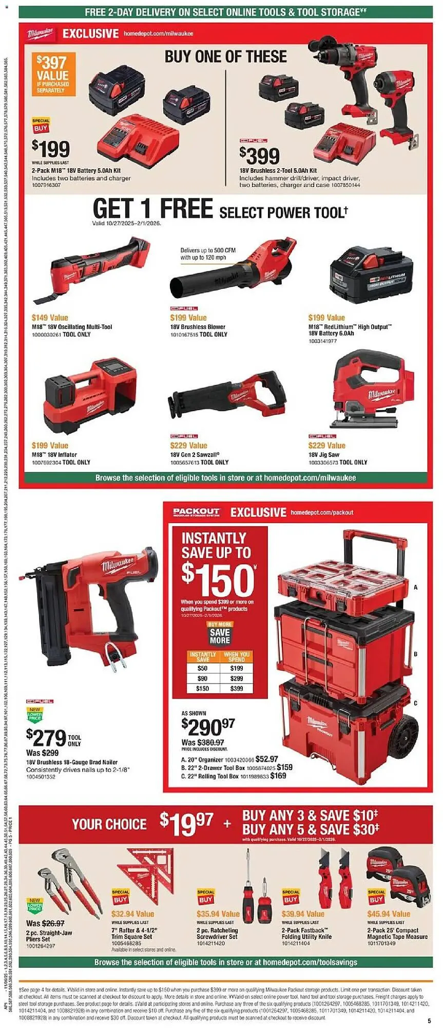 Weekly ad The Home Depot flyer from November 6 to November 26 2025 - Page 5