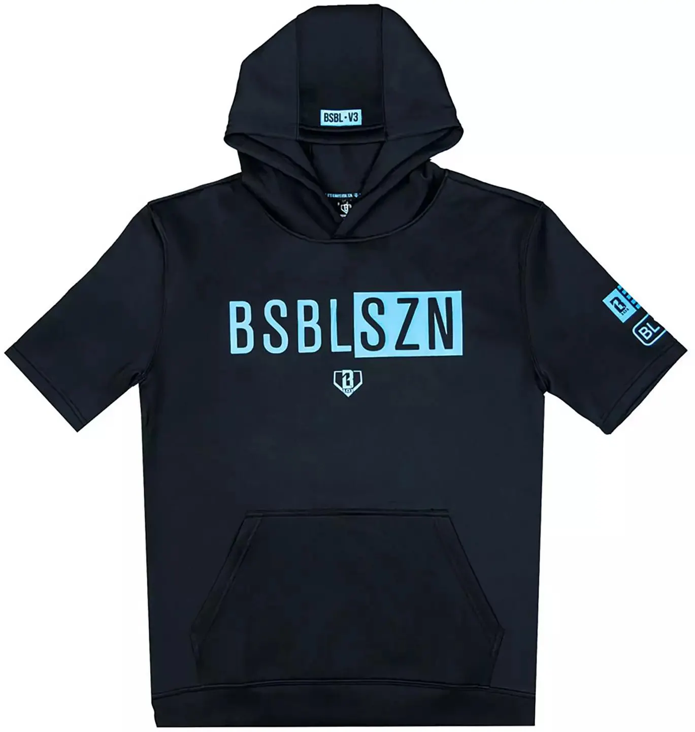 Baseball Lifestyle 101 Boys' BSBL-SZN V3 Short Sleeve Hoodie