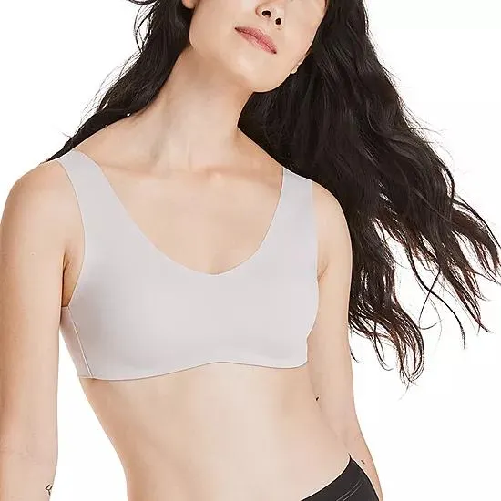 Hanes Ultimate Ultra-Light Comfort Seamless T-Shirt Wireless Full Coverage Bra Dhhu39
