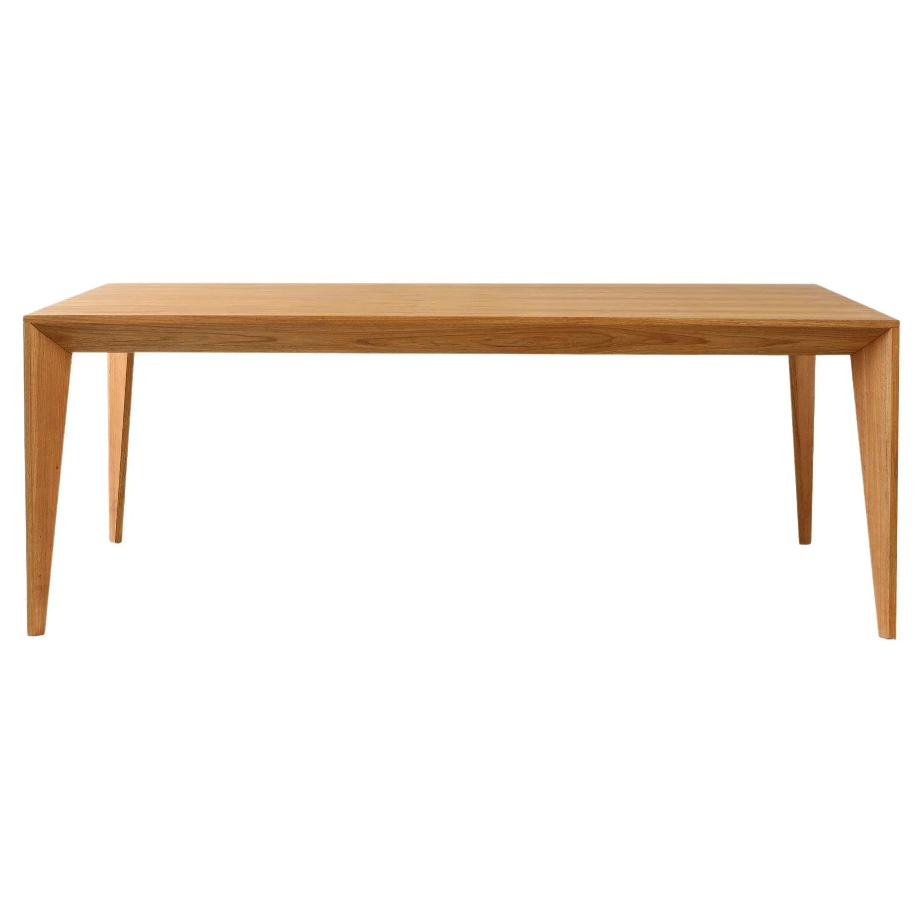 "Volpi" Mesa de Comedor Minimalista Trabajada en Madera Natural