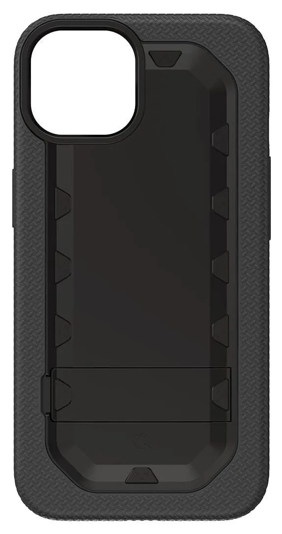 Soporte de Doble Capa Quikcell ADVOCATE - iPhone 14 - Negro Armadura