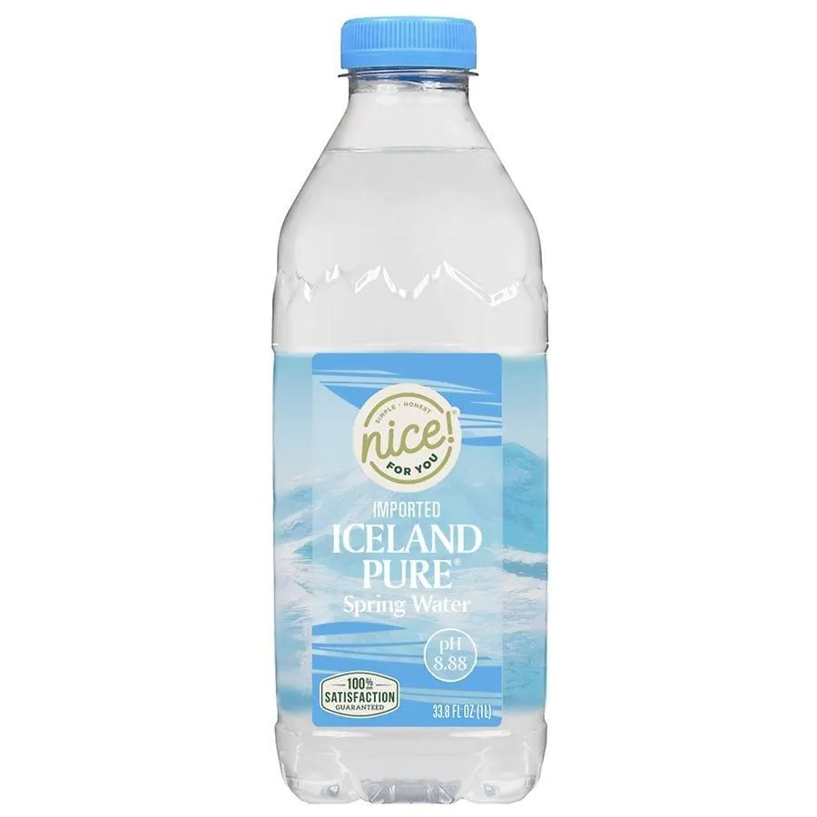 Nice! Iceland Pure Spring Water, 33.8 fl oz