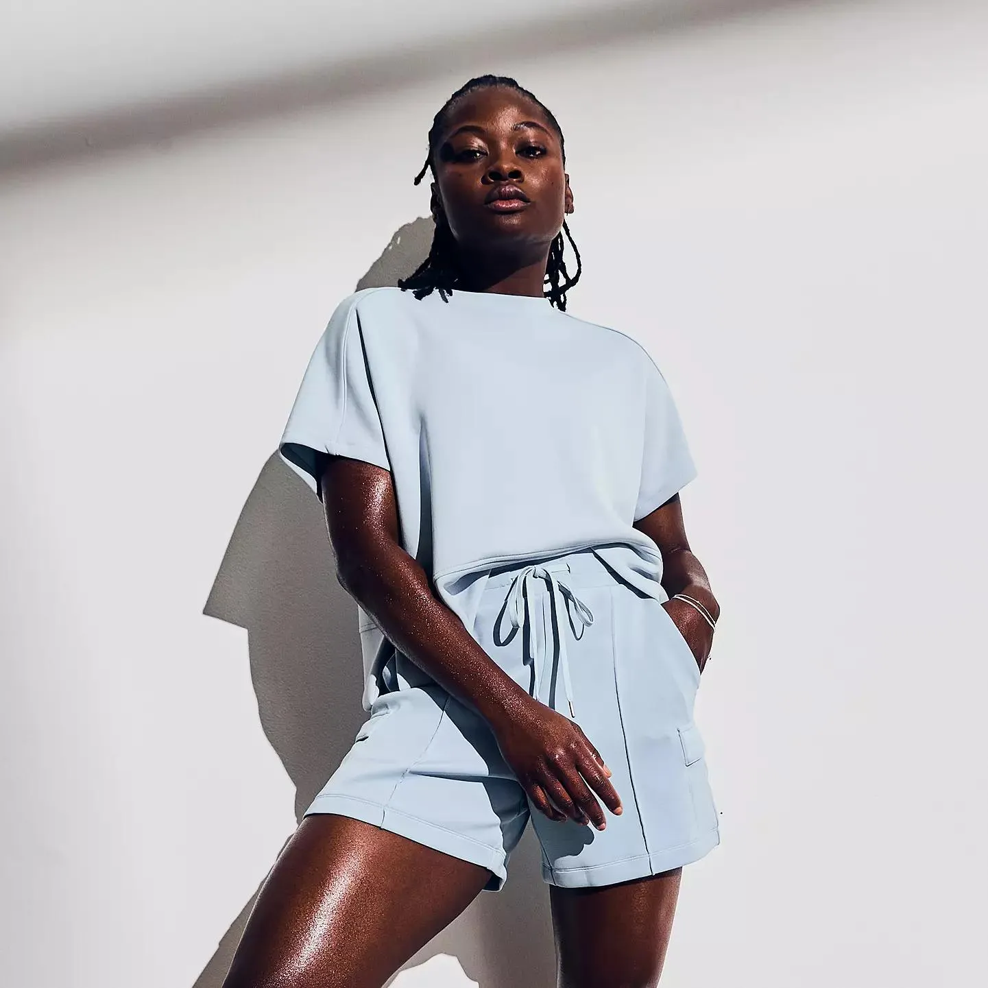 CALIA Women's Sandwash Short Sleeve Pullover