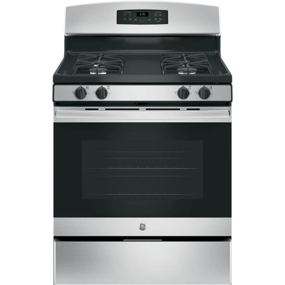 GE Appliances JGB635REKSS 30" Freestanding Gas Range - Stainless Steel