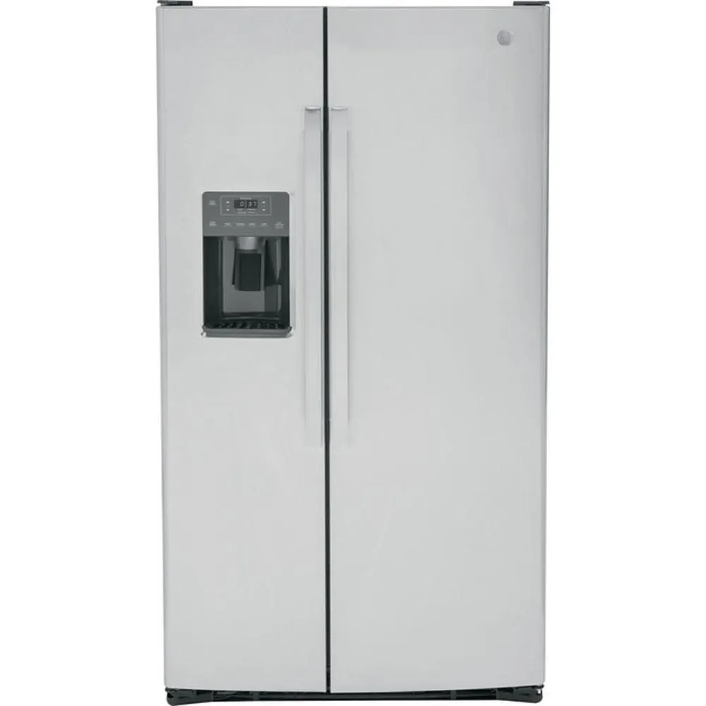GE Appliances GSS25GYPFS 25.3 Cu. Ft. Side-By-Side Refrigerator - Stainless Steel