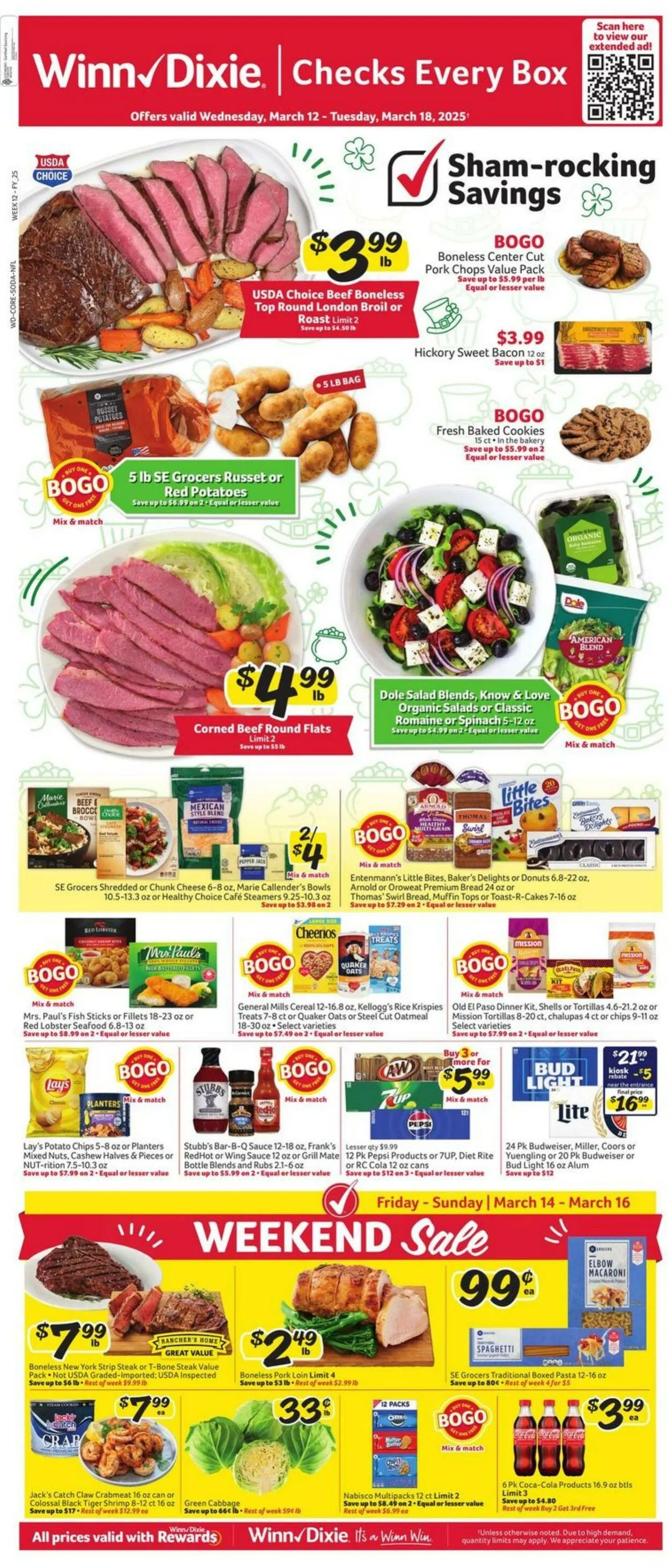 Catálogo de Winn Dixie Current weekly ad 12 de marzo al 18 de marzo 2025 - Página 1