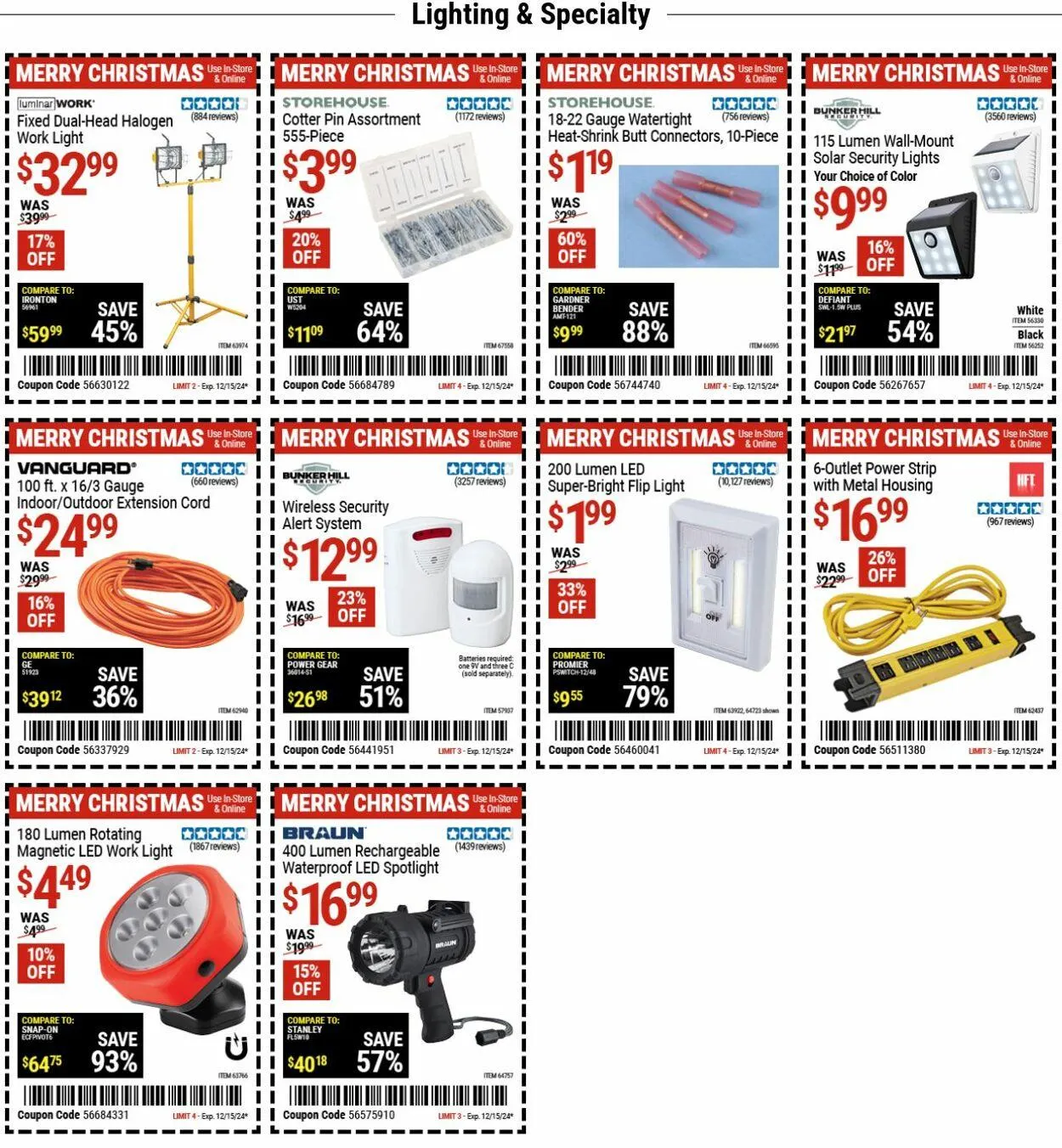 Catálogo de Harbor Freight Current weekly ad 9 de diciembre al 18 de diciembre 2024 - Página 6