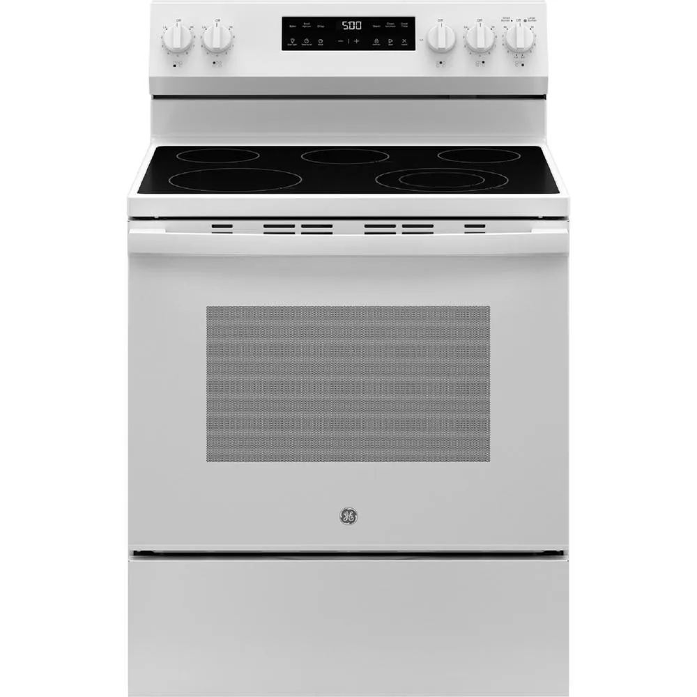 GE Appliances GRF500PVWW 30" Free-Standing Electric Range - White