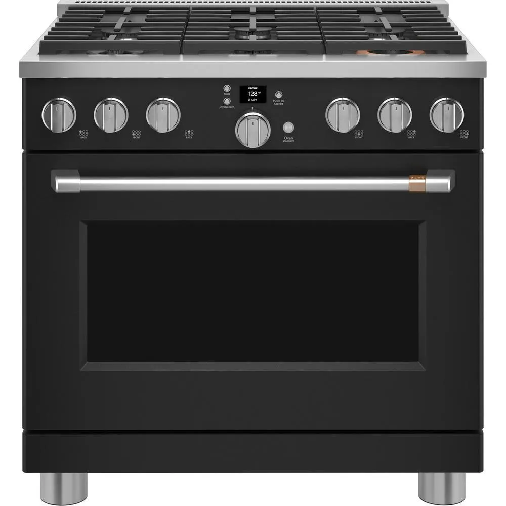 GE Appliances CGY366P3TD1 Café™ 36" Smart All-Gas Commercial-Style Range with 6 Burners (Natural Gas)