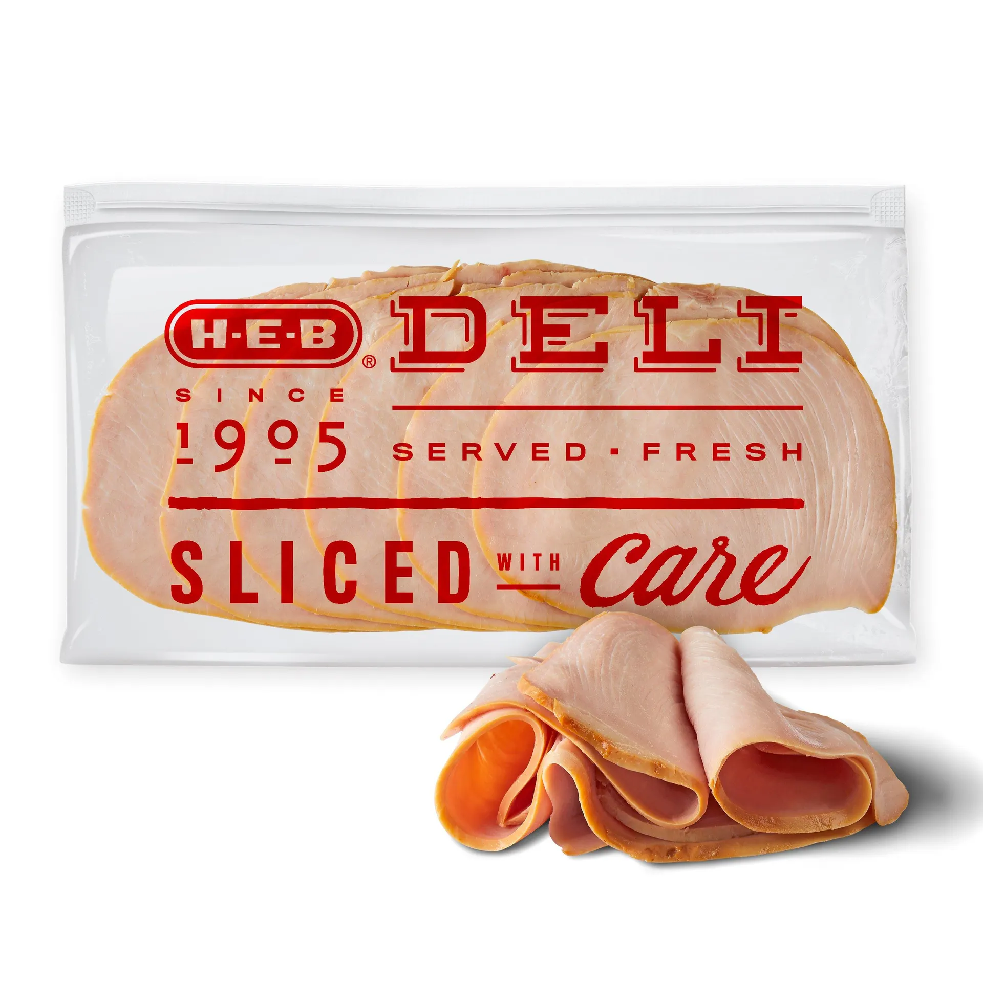 H‑E‑B Deli Mesquite Smoked Turkey Breast, Sandwich Sliced