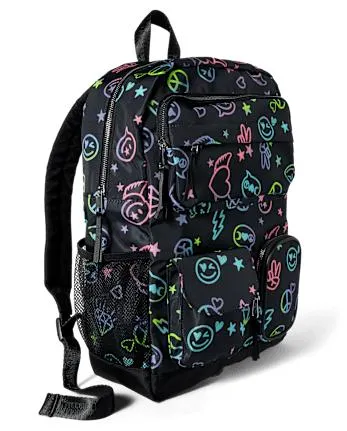 Tween Girls Icon Cargo Backpack - multi clr