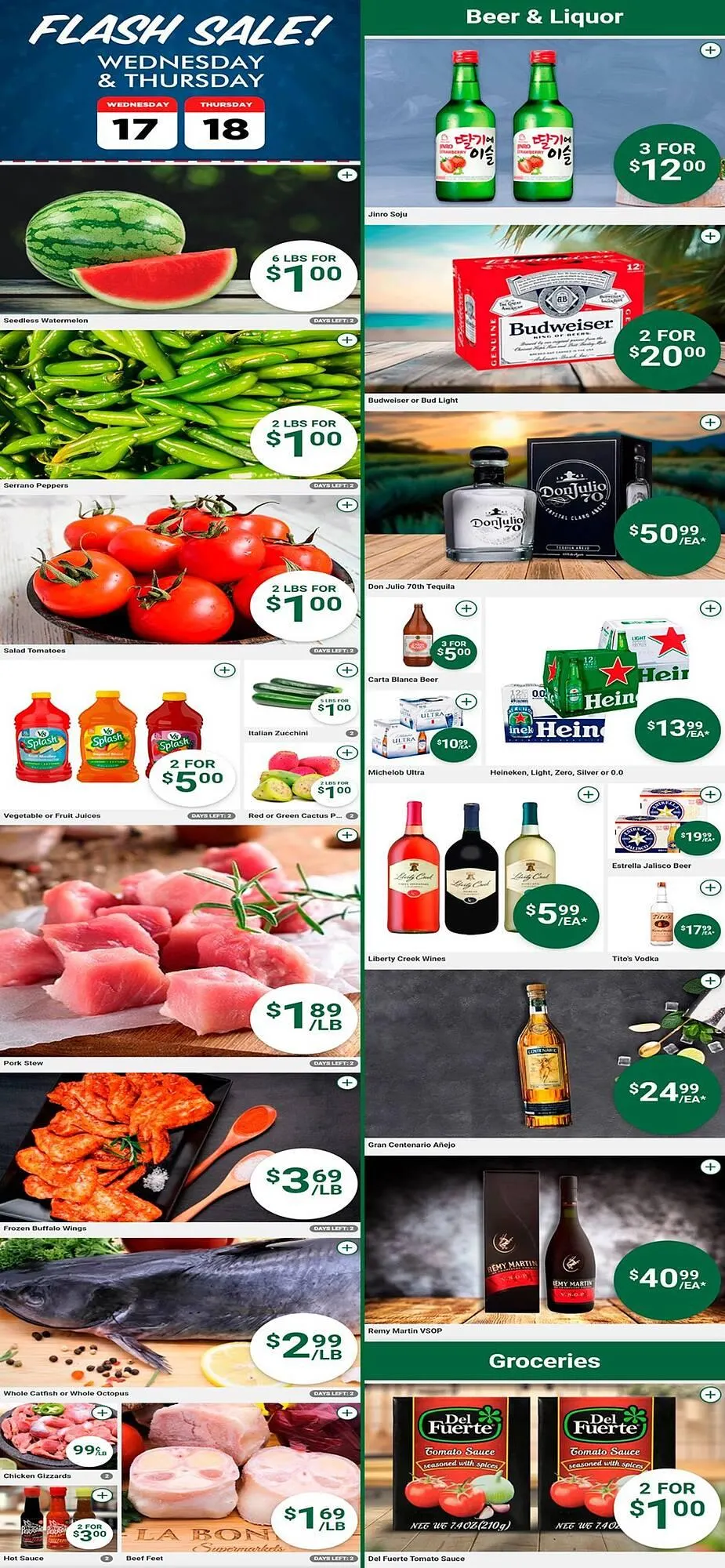 Catálogo de La Bonita Supermarkets Weekly Ad 17 de julio al 23 de julio 2024 - Página 2