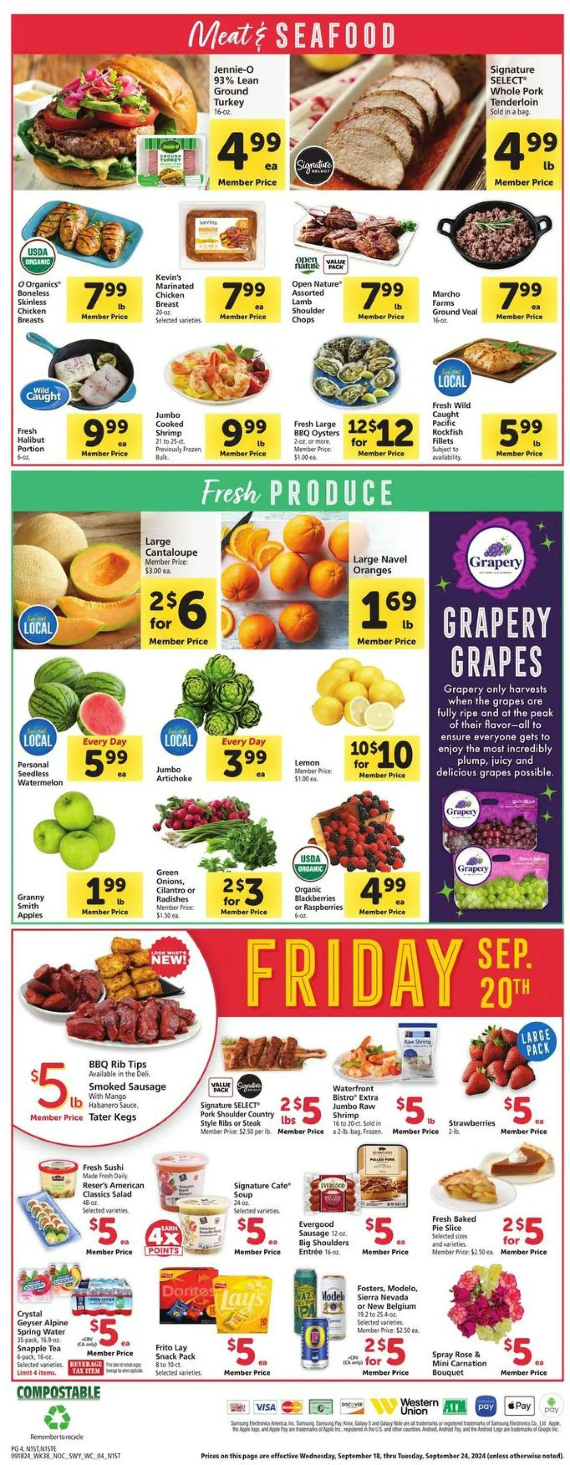 Catálogo de Safeway Current weekly ad 18 de septiembre al 24 de septiembre 2024 - Página 4