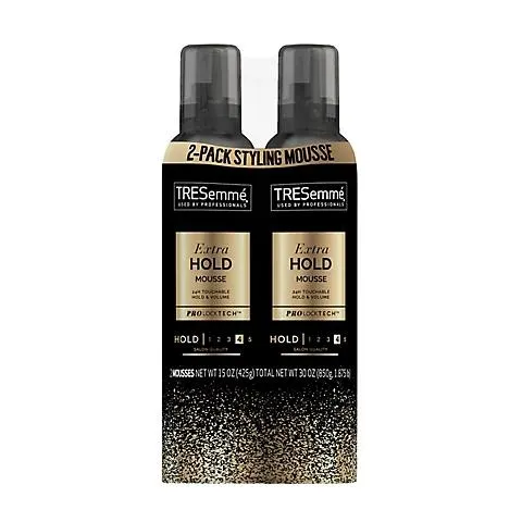 TRESemme Extra Hold Volumizing Mousse, 2 pk./15 oz.