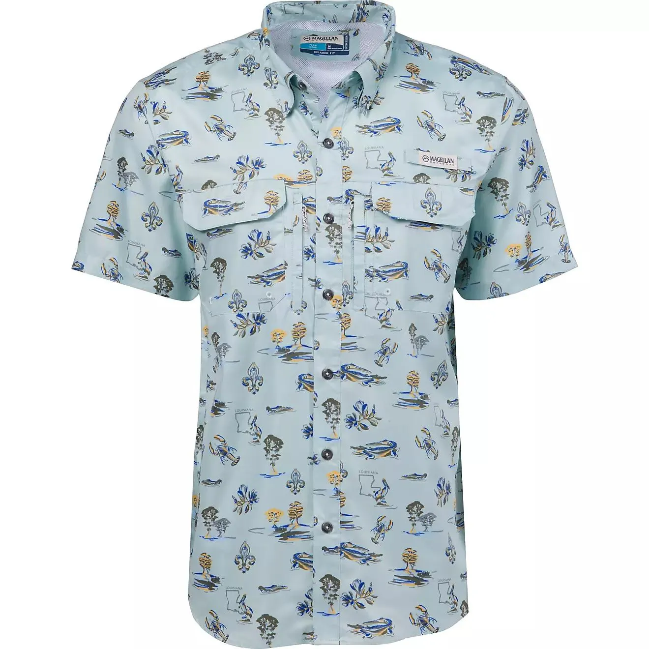 Magellan Outdoors Men's LA Local State Print Shirt