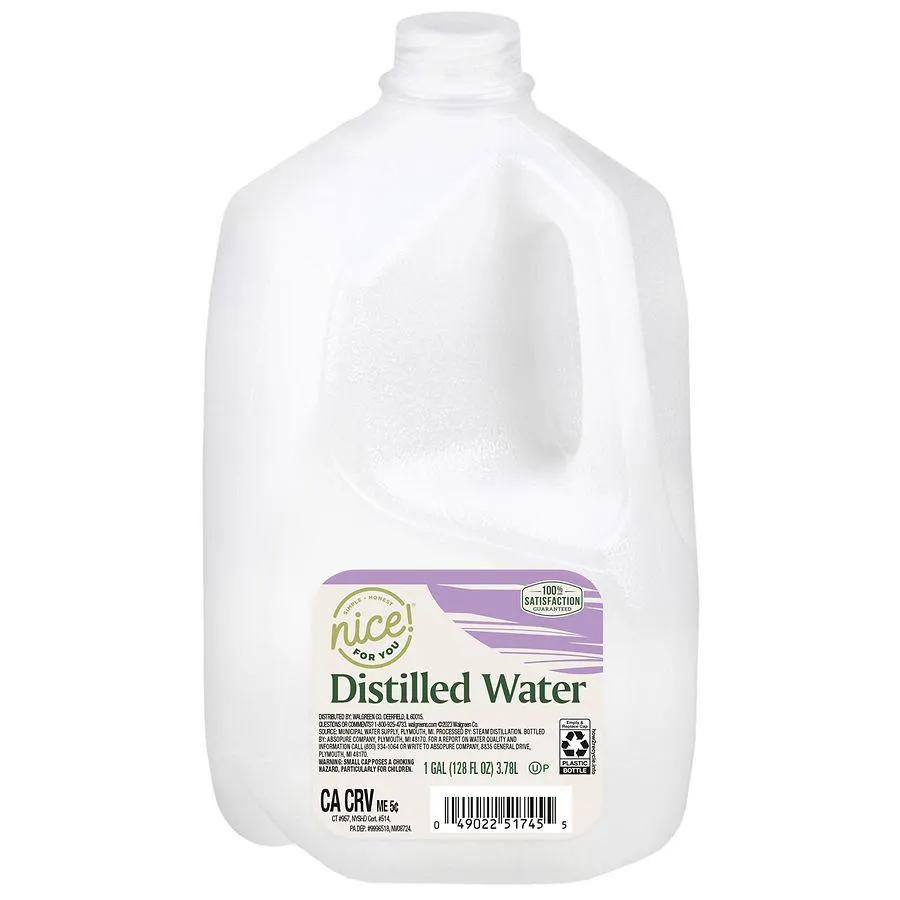 Nice! Distilled Water, 128.0 fl oz
