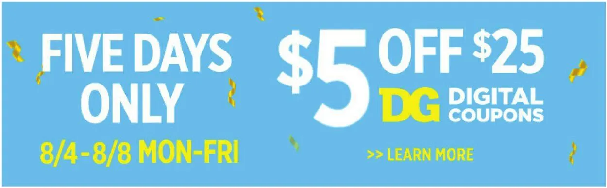 Catálogo de Dollar General Current weekly ad 3 de agosto al 9 de agosto 2025 - Página 2
