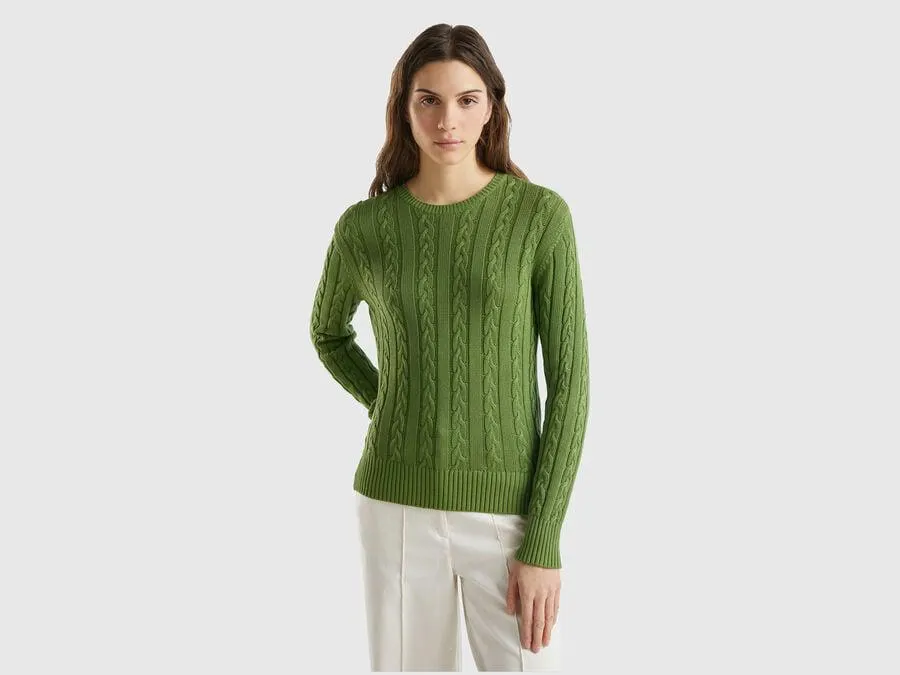 Jersey con ochos de 100 % algodón