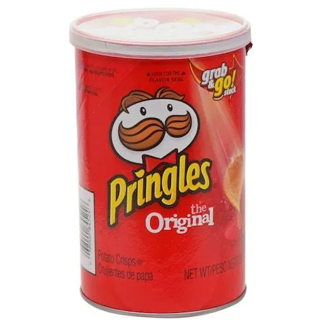 Pringles Grab & Go Original Chips, 2.5 oz. Canisters