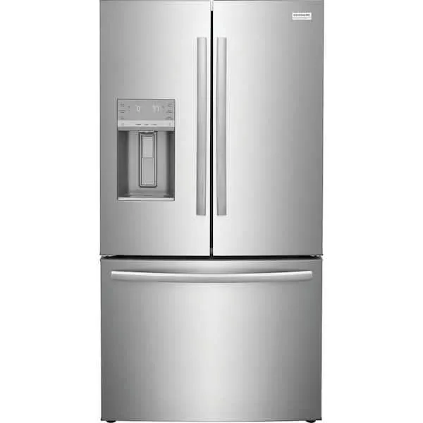 36 in. Gallery 27.8 cu. ft. Standard Depth French Door Refrigerator in Smudge-Proof Stainless Steel