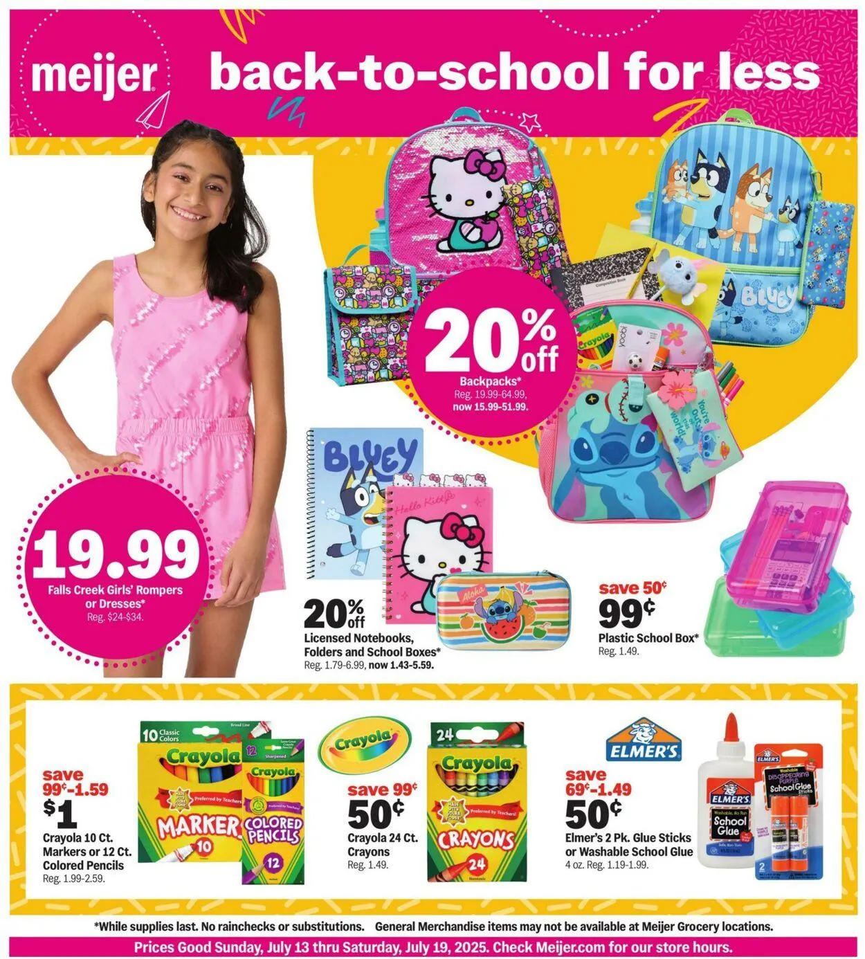 Catálogo de Meijer Current weekly ad 13 de julio al 26 de julio 2025 - Página 1