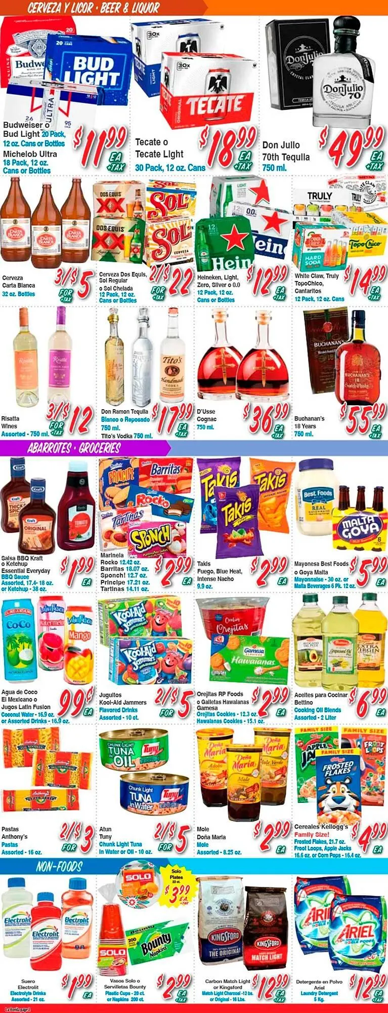 Catálogo de La Bonita Supermarkets Weekly Ad 28 de agosto al 11 de septiembre 2024 - Página 2