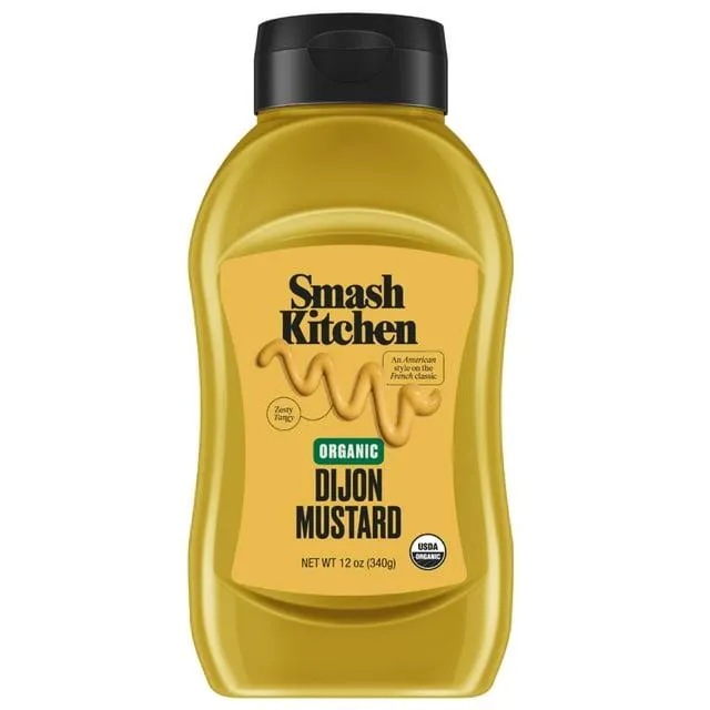Smash Kitchen Organic Dijon Mustard, 12 oz Bottle