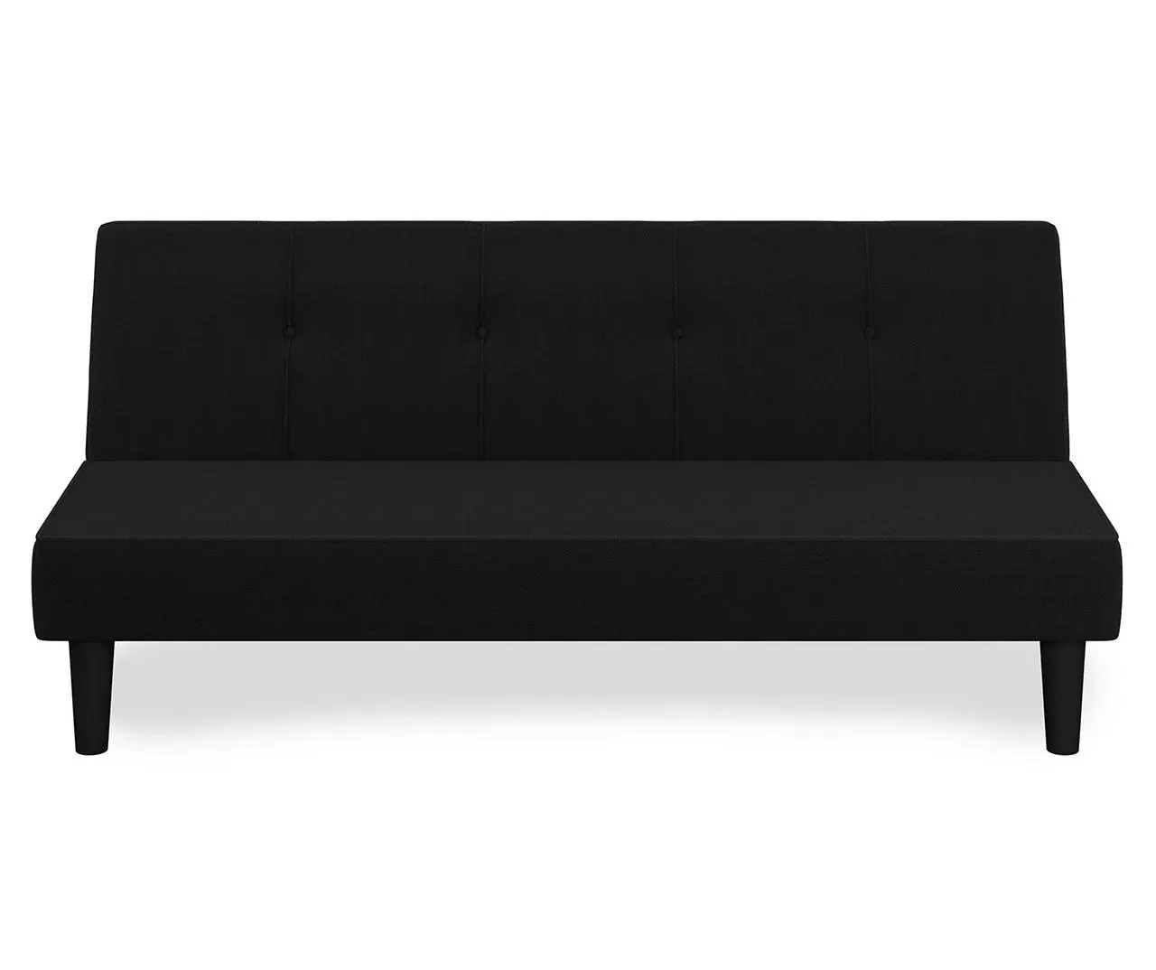 Laura Black Convertible Sofa