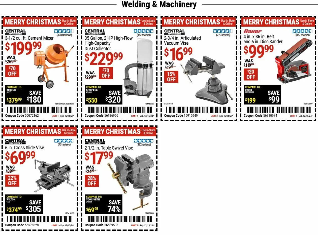 Catálogo de Harbor Freight Current weekly ad 9 de diciembre al 18 de diciembre 2024 - Página 12