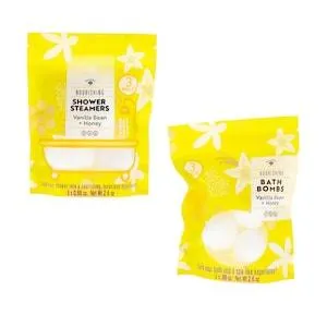 Bolero Vanilla Honey Bath Bombs and Shower Steamers, 3-ct. Packs
