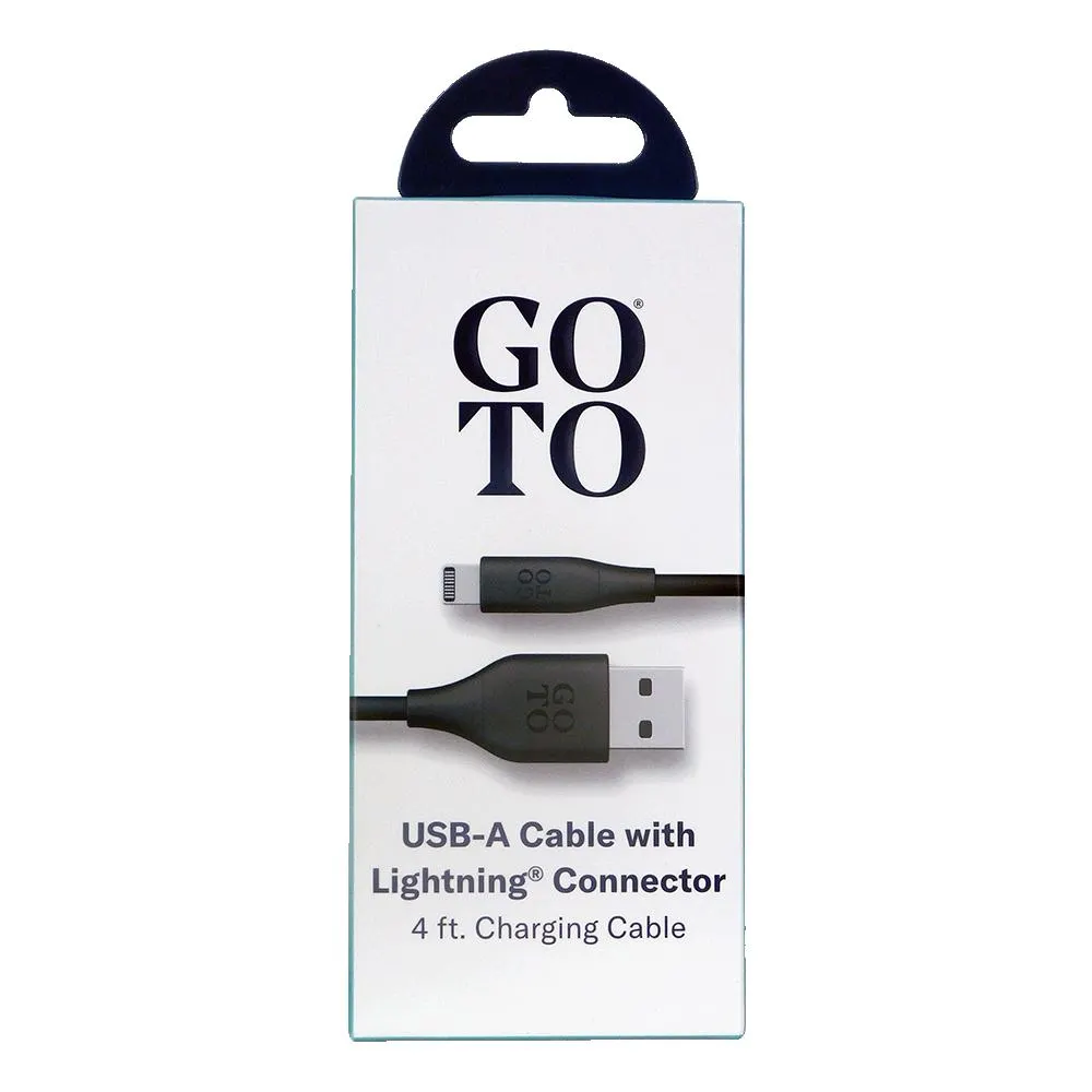 Cable Lightning a USB A GoTo, 4 pies