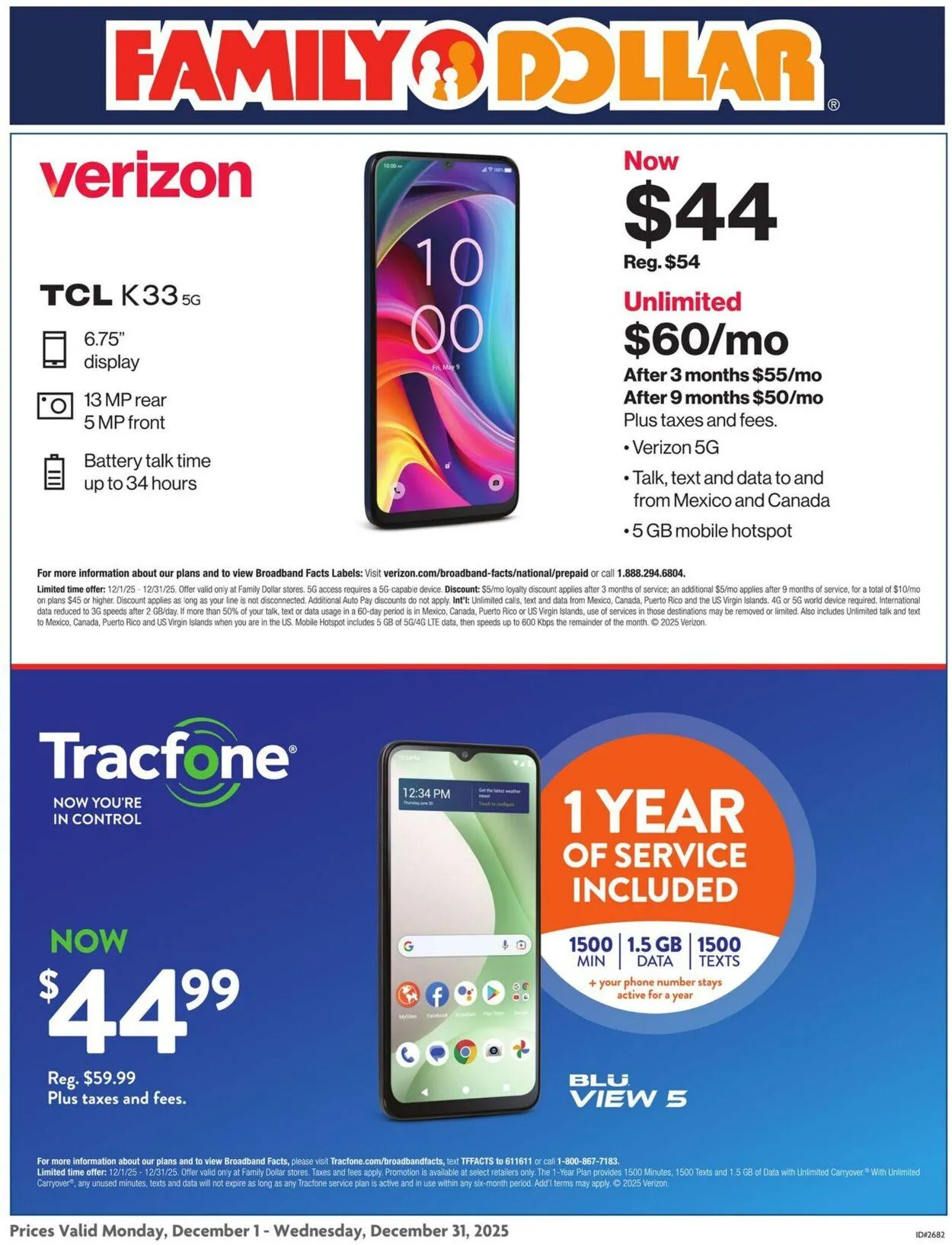 Catálogo de Family Dollar Current weekly ad 1 de diciembre al 31 de diciembre 2025 - Página 1