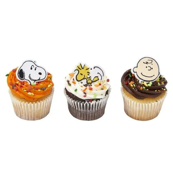 Peanuts Fall Cupcakes