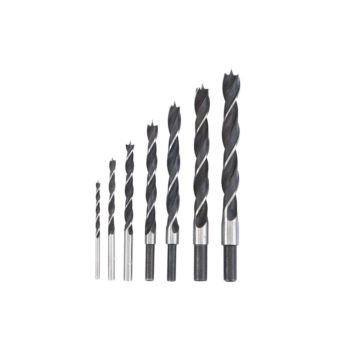 Brad Point Wood Drill Bit Set, 7-Piece