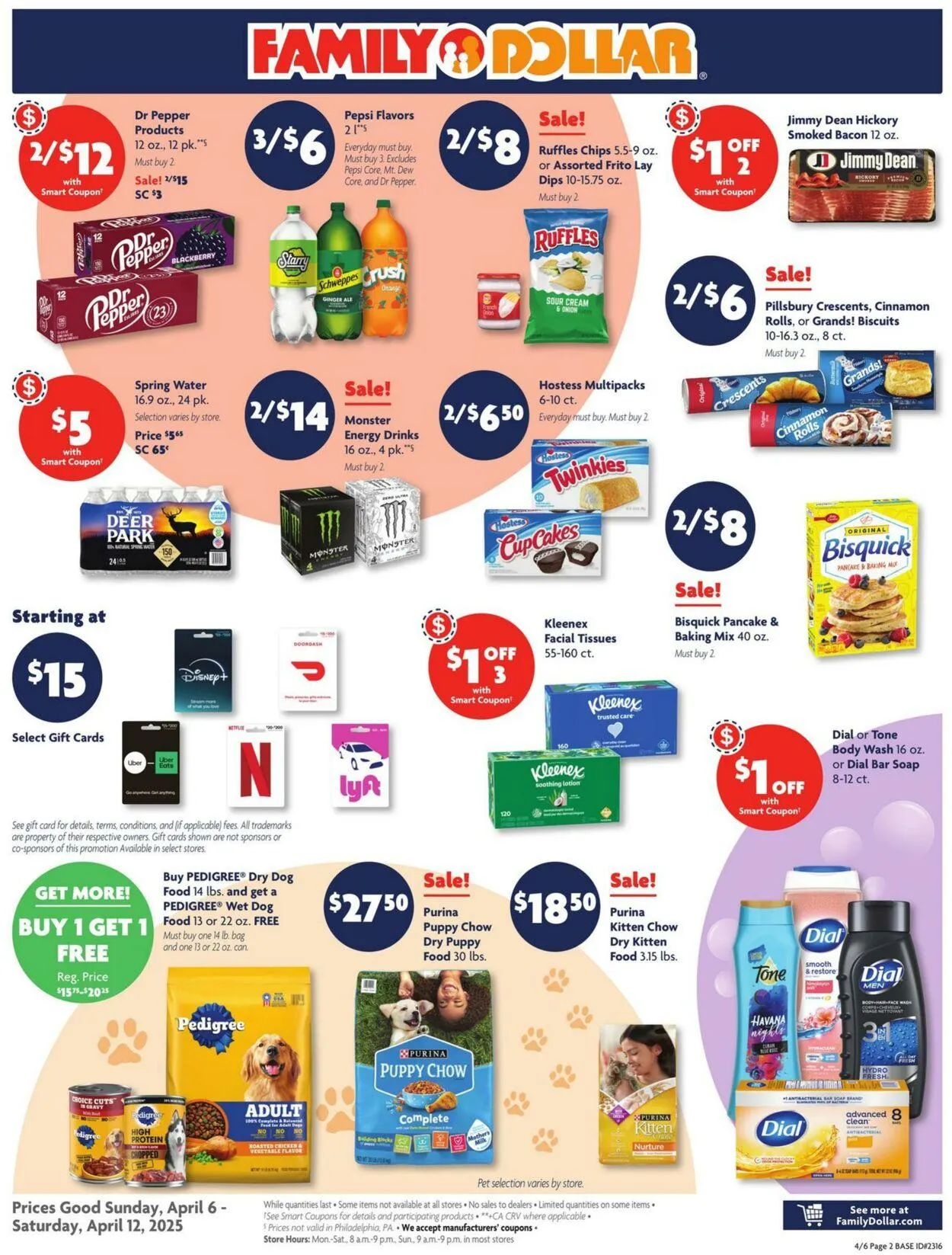Catálogo de Family Dollar Current weekly ad 6 de abril al 12 de abril 2025 - Página 2