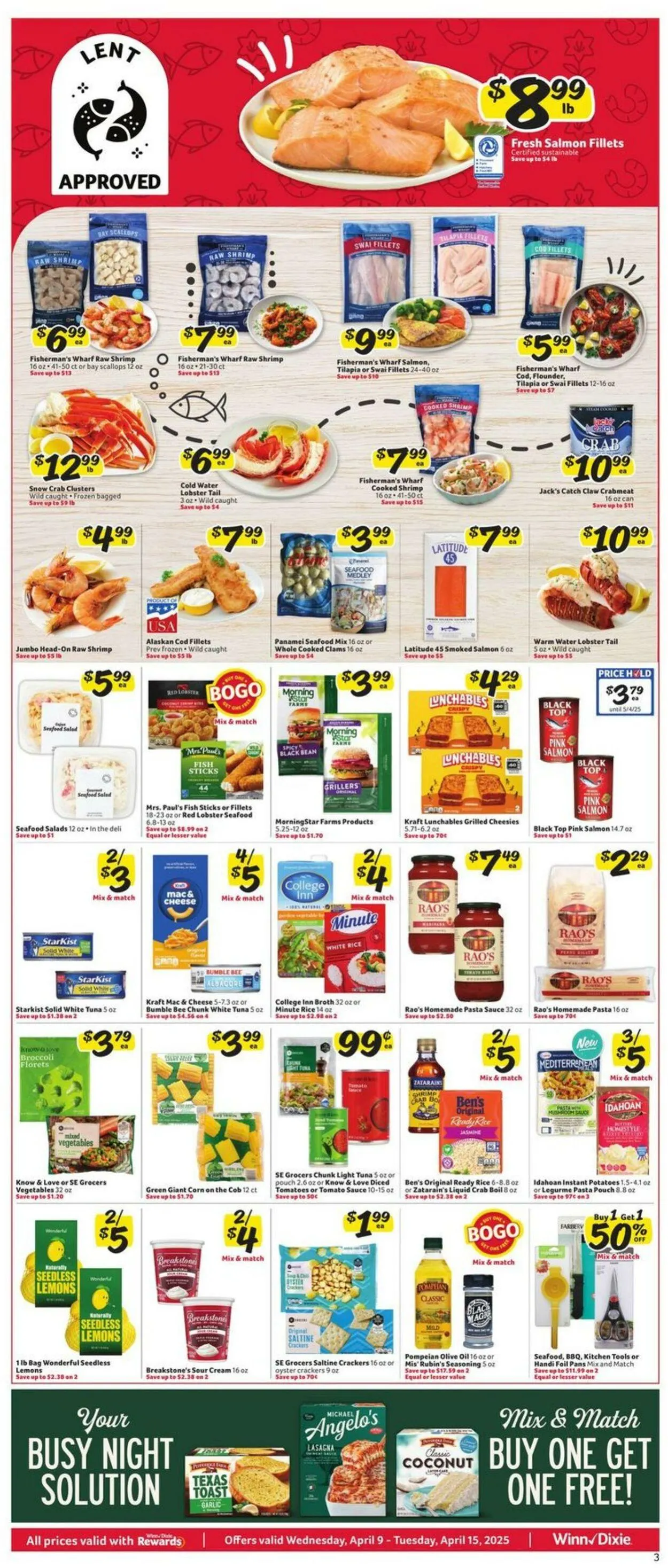 Catálogo de Winn Dixie Current weekly ad 9 de abril al 15 de abril 2025 - Página 3