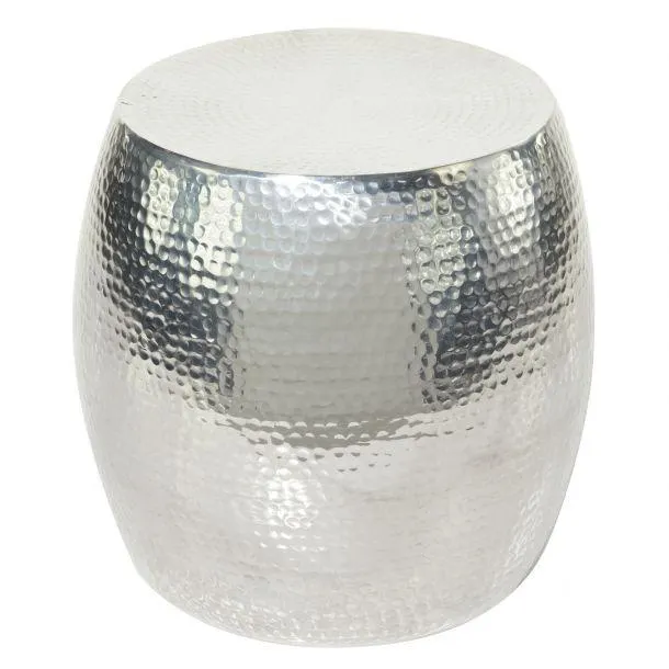Contemporary 14" Accent Table by Marisol + Daisy - Silver